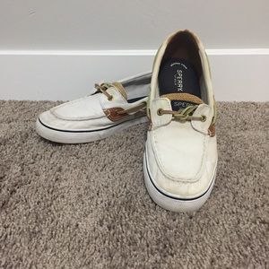 White Sperrys